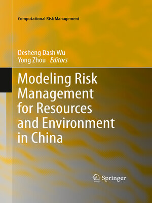 cover image of Modeling Risk Management for Resources and Environment in China